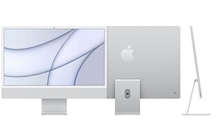Apple iMac 24” M1 8/256GB Silver SWE MGPC3KS/A hinta ja tiedot | Pöytätietokoneet | hobbyhall.fi