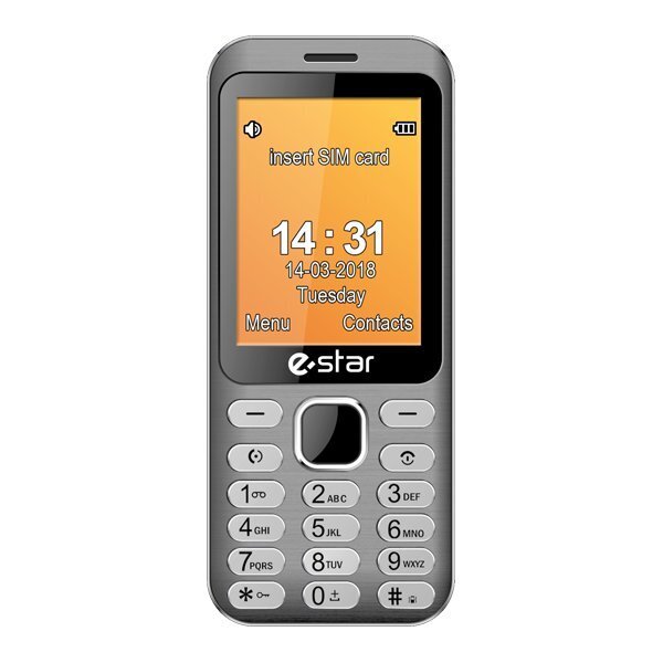 Matkapuhelin eStar Feature Phone X28 Dual SIM, hopea hinta ja tiedot | Matkapuhelimet | hobbyhall.fi