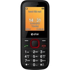 eStar X18 Feature Phone Dual SIM Red hinta ja tiedot | Matkapuhelimet | hobbyhall.fi