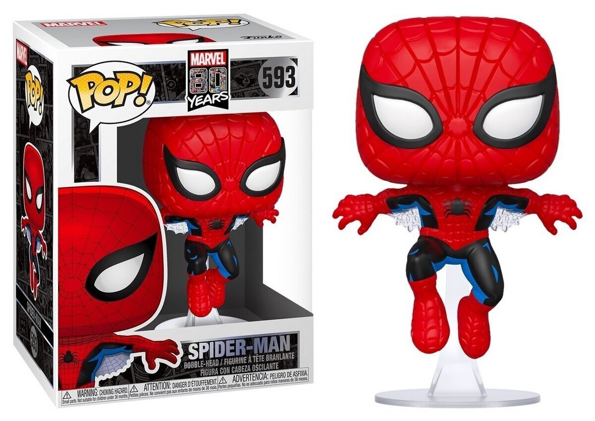 POP! Marvel 80 Years - First Appearance Spider-Man Vinyl Bobble-Head hinta ja tiedot | Pelien oheistuotteet | hobbyhall.fi