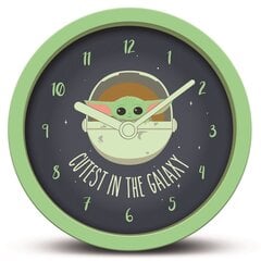 Star Wars: The Mandalorian The Child (Baby Yoda) Cutest In The Galaxy Desk Clock, 12,5cm hinta ja tiedot | Pelien oheistuotteet | hobbyhall.fi