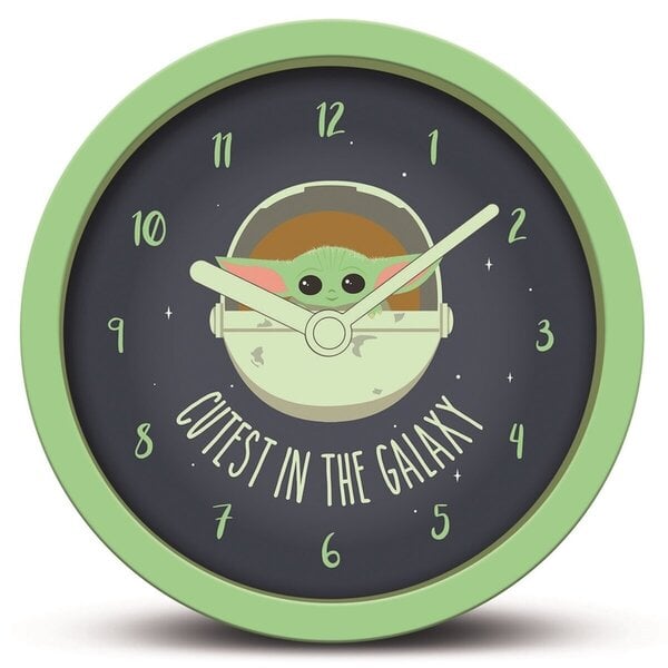 Star Wars: The Mandalorian The Child (Baby Yoda) Cutest In The Galaxy Desk Clock, 12,5cm