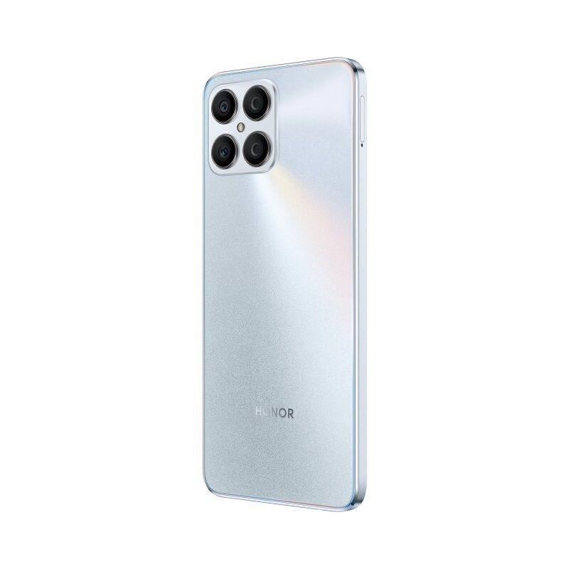 Honor X8 4G Dual Sim älypuhelin 6/128GB Titanium Silver 5109ACYR hinta ja tiedot | Matkapuhelimet | hobbyhall.fi