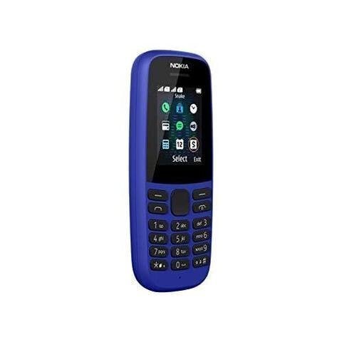 Nokia 105 (2019), 4MB, Dual SIM, Blue. hinta ja tiedot | Matkapuhelimet | hobbyhall.fi