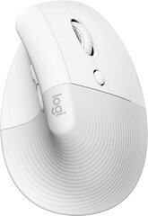 Logitech LOGI LIFT langallinen hiiri , off white/pale grey hinta ja tiedot | Hiiret | hobbyhall.fi