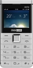 Maxcom Comfort MM760, Dual SIM, white hinta ja tiedot | Matkapuhelimet | hobbyhall.fi