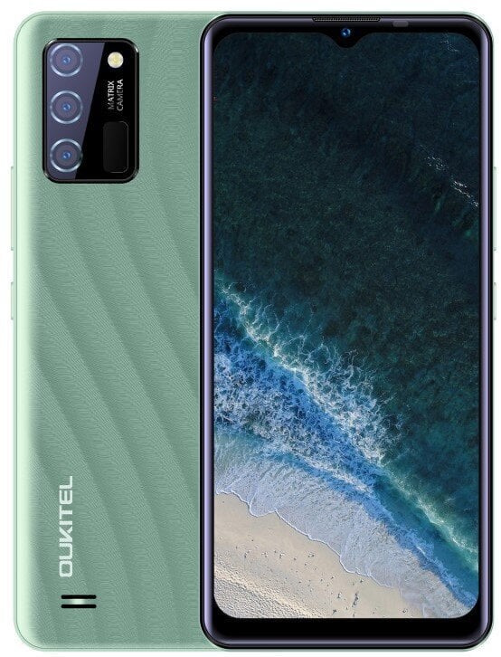 Oukitel C25 Dual SIM 4/32GB Green hinta ja tiedot | Matkapuhelimet | hobbyhall.fi