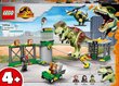 76944 LEGO® Jurassic World T. rex -dinosauruksen pako hinta ja tiedot | LEGOT ja rakennuslelut | hobbyhall.fi