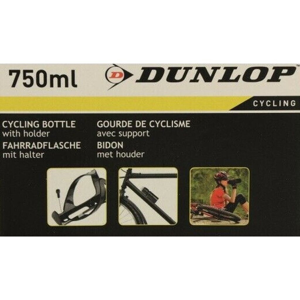 Polkupyörän juoman pidike Dunlop, 750 ml, hopea hinta ja tiedot | Juomapullot ja telineet polkupyöriin | hobbyhall.fi
