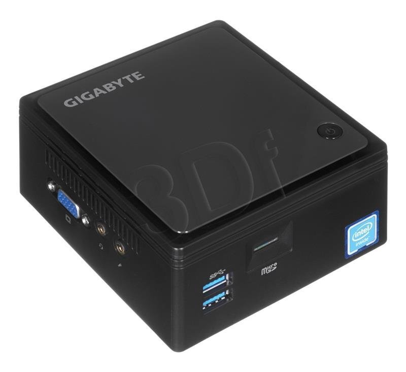 Gigatavun BRIX GB-BACE-3160, J3160 2,24 GHz, DDR3L-1600, HDMI, USB 3.0, microSD. hinta ja tiedot | Pöytätietokoneet | hobbyhall.fi