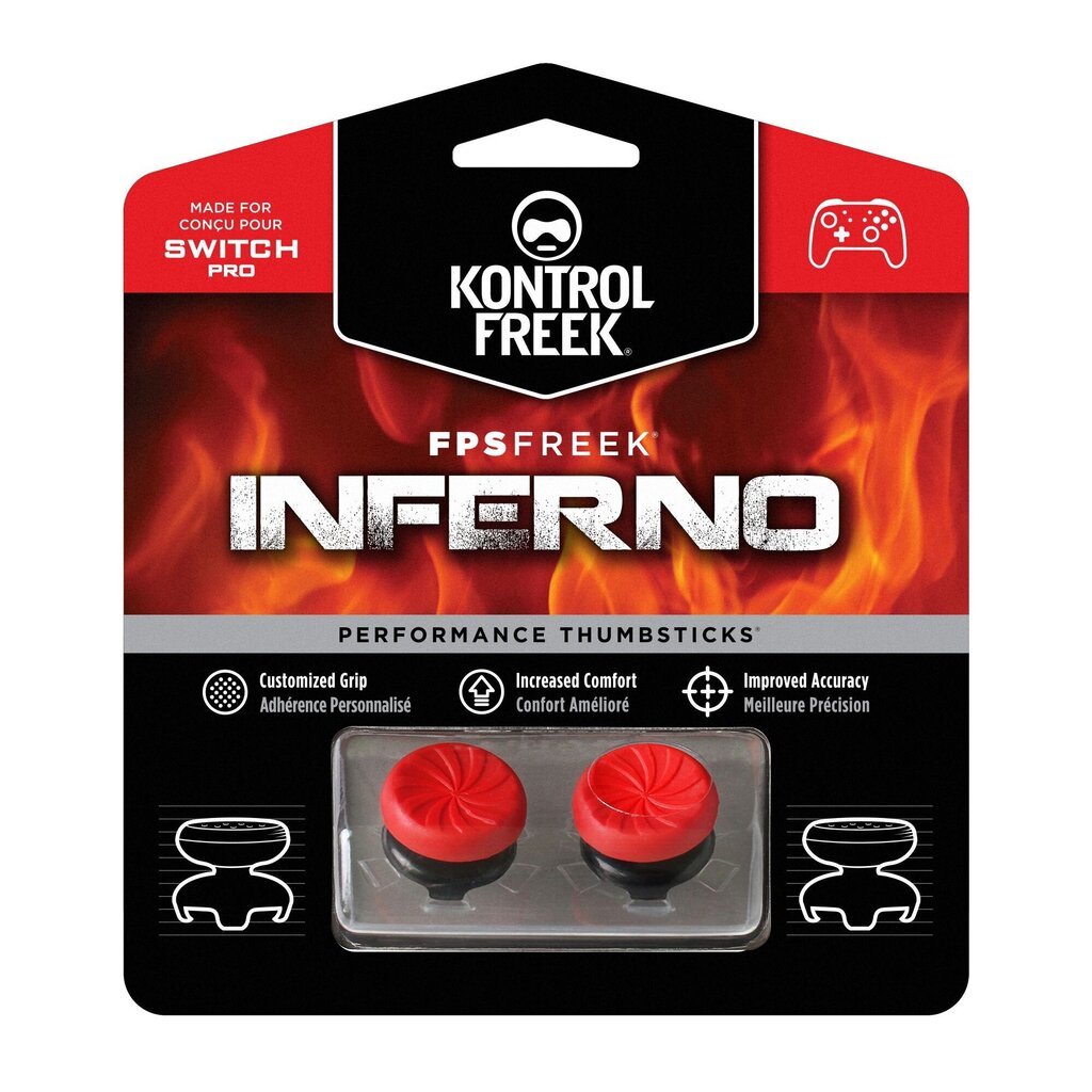 Kontrol Freek FPS Inferno Nintendo Switch Pro pultelio mygtukų apsaugos hinta ja tiedot | Ohjaimet ja lisätarvikkeet | hobbyhall.fi