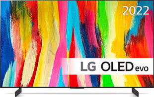 LG 42" 4K OLED evo TV OLED42C2 hinta ja tiedot | Televisiot | hobbyhall.fi