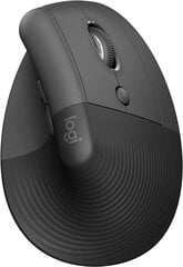 Logitech Lift Vertical langaton hiiri, musta, 910-006473 kaina ir informacija | Hiiret | hobbyhall.fi