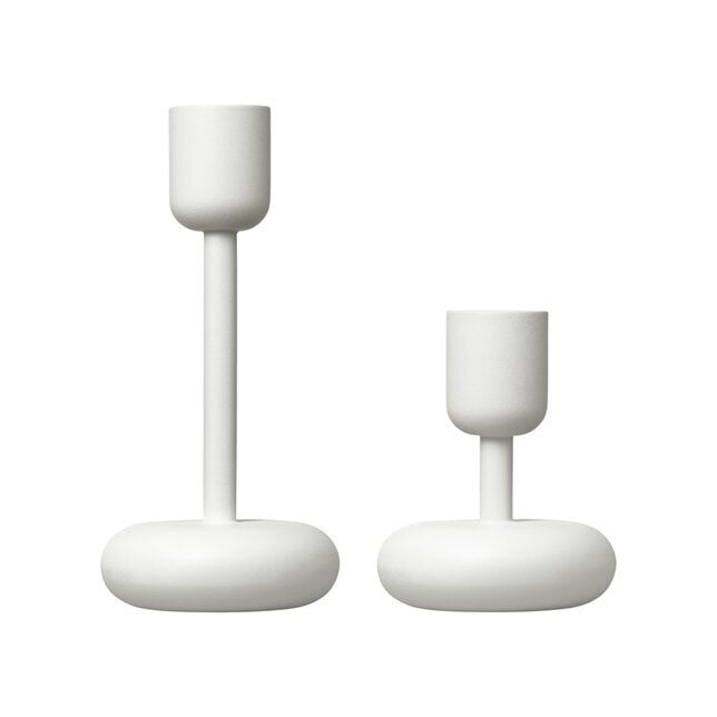 Iittala Nappula kynttilänjalka 107+183 mm valk hinta ja tiedot | Kynttilät ja kynttilänjalat | hobbyhall.fi