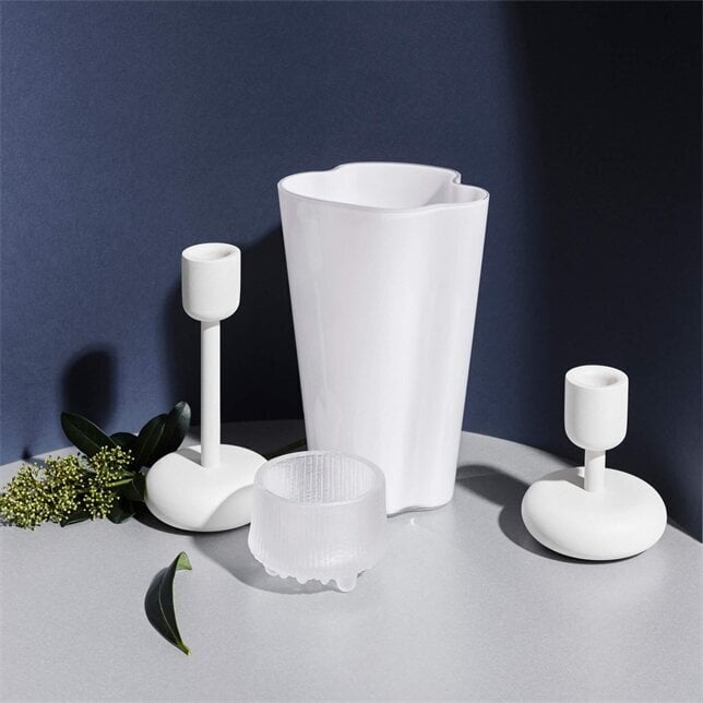 Iittala Nappula kynttilänjalka 107+183 mm valk hinta ja tiedot | Kynttilät ja kynttilänjalat | hobbyhall.fi