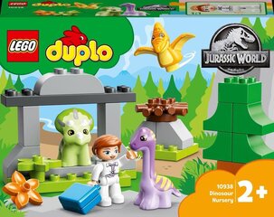 10938 LEGO® DUPLO® Jurassic World™ Dinosaurusten päiväkoti hinta ja tiedot | LEGOT ja rakennuslelut | hobbyhall.fi