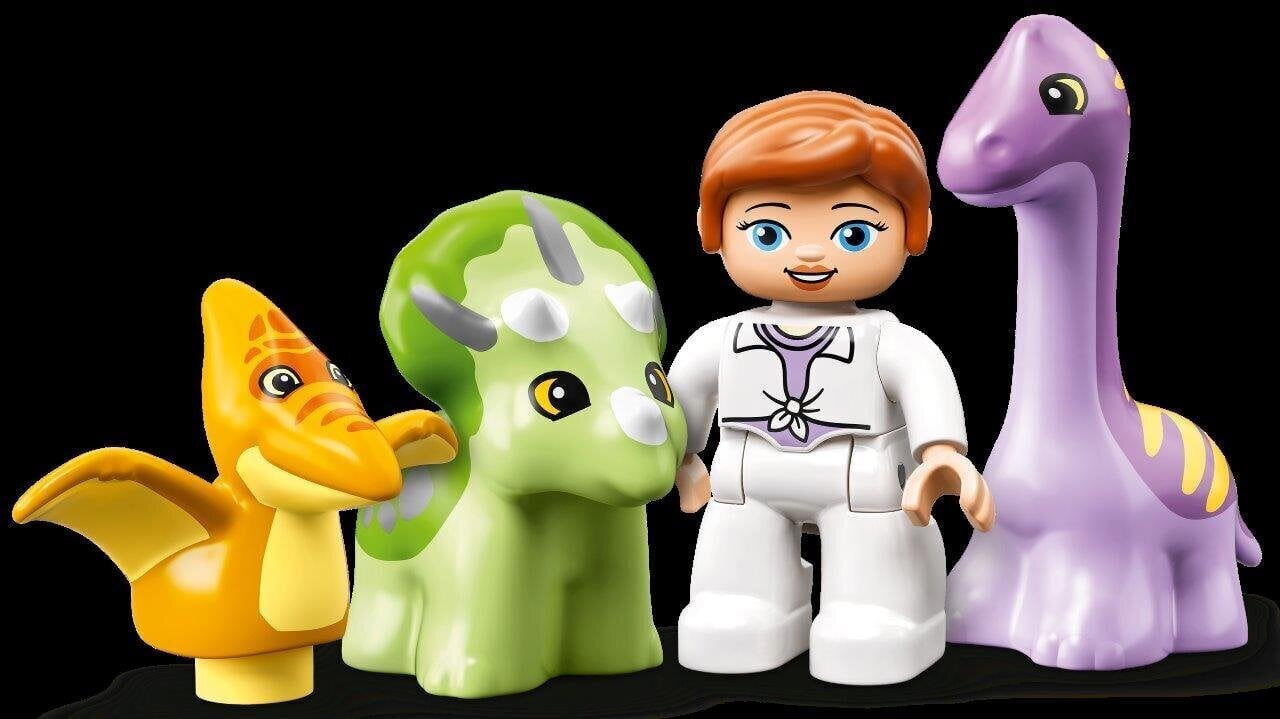 10938 LEGO® DUPLO® Jurassic World™ Dinosaurusten päiväkoti hinta ja tiedot | LEGOT ja rakennuslelut | hobbyhall.fi