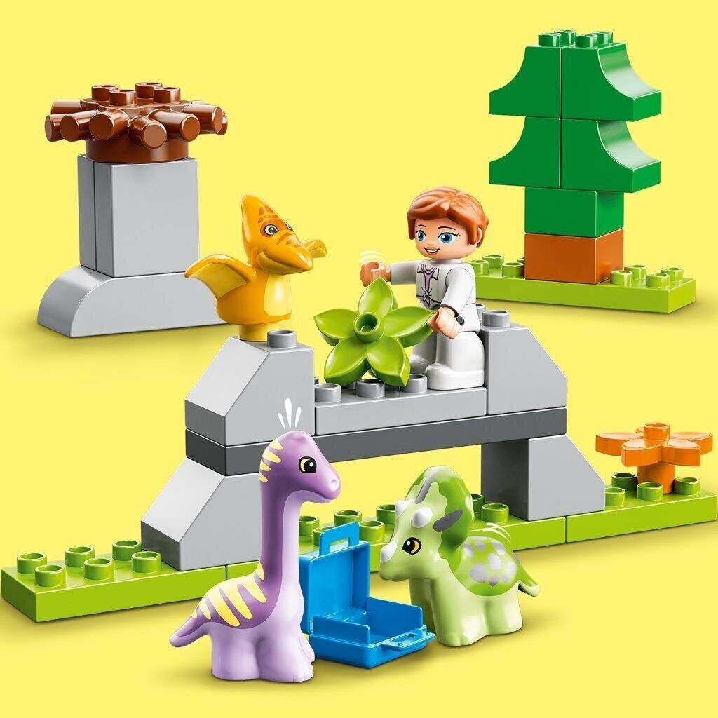 10938 LEGO® DUPLO® Jurassic World™ Dinosaurusten päiväkoti hinta ja tiedot | LEGOT ja rakennuslelut | hobbyhall.fi