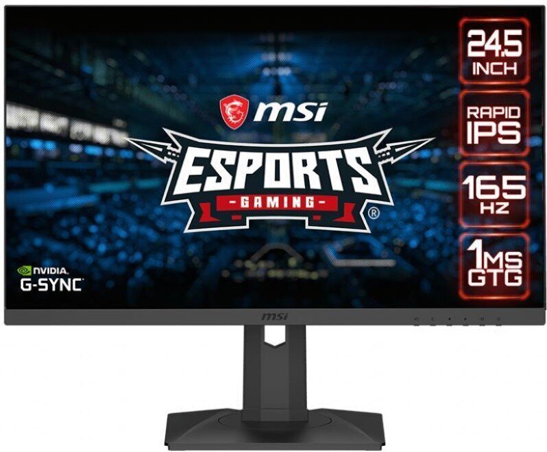 MSI 24,5" Full HD IPS pelinäyttö Optix G251PF hinta ja tiedot | Näytöt | hobbyhall.fi