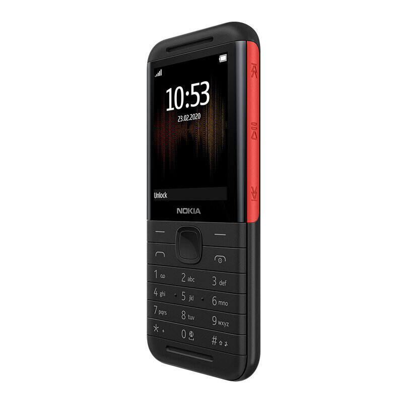 Nokia 5310 -peruspuhelin, dual-sim, musta/punainen hinta ja tiedot | Matkapuhelimet | hobbyhall.fi