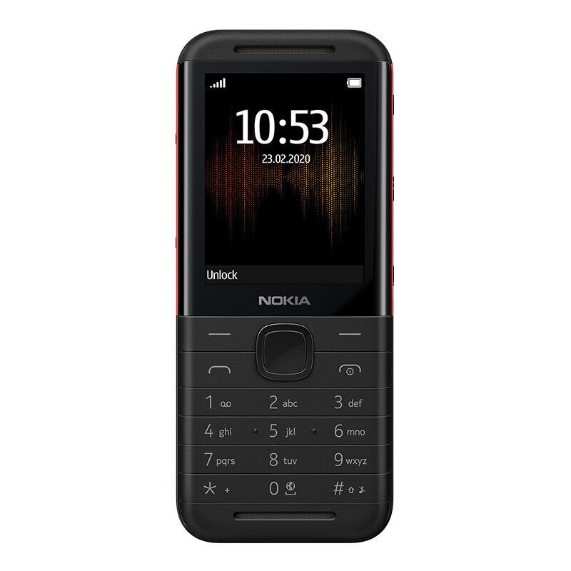 Nokia 5310 -peruspuhelin, dual-sim, musta/punainen hinta ja tiedot | Matkapuhelimet | hobbyhall.fi