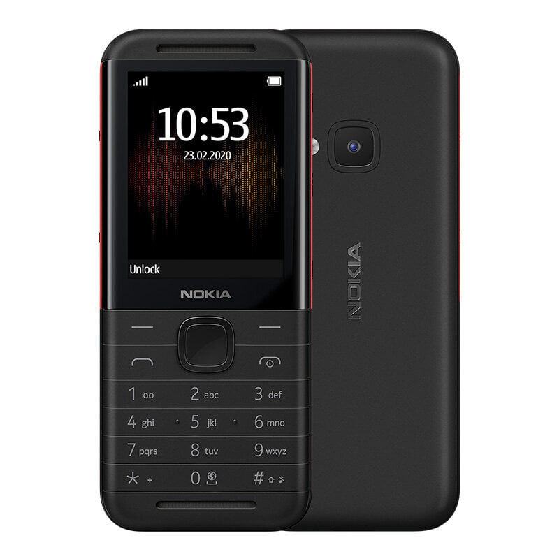 Nokia 5310 -peruspuhelin, dual-sim, musta/punainen hinta ja tiedot | Matkapuhelimet | hobbyhall.fi