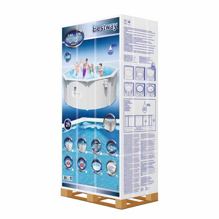 Runkoallas Bestway Hydrium 360 x 120 cm suodattimella hinta ja tiedot | Uima-altaat | hobbyhall.fi