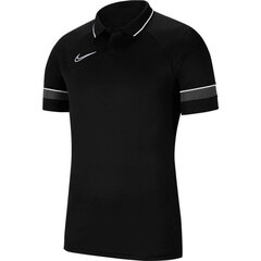 Nike Polo Dry Academy 21 M CW6104 014, punainen miesten poolopaita hinta ja tiedot | Miesten urheiluvaatteet | hobbyhall.fi