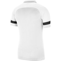 Nike Polo Dry Academy 21 M CW6104 100, valkoinen miesten poolopaita hinta ja tiedot | Miesten urheiluvaatteet | hobbyhall.fi