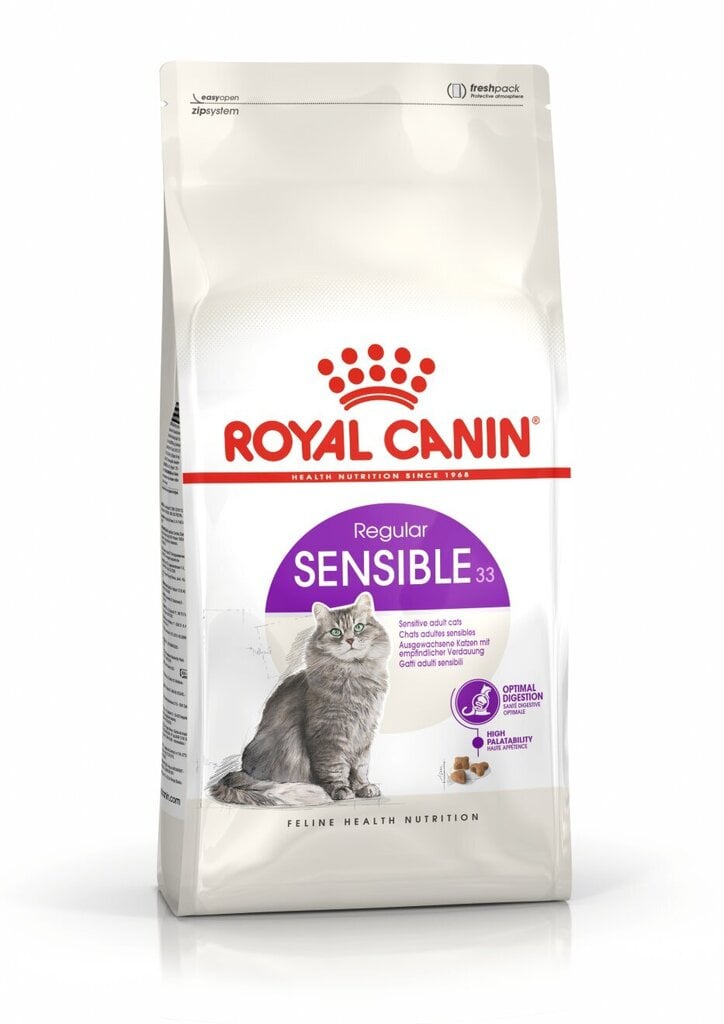 Royal Canin Sensible 4 kg hinta ja tiedot | Kissan kuivaruoka | hobbyhall.fi