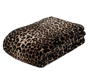 Tekstiiliyhtiön peitto / peitto Cashmere Leopard, ruskea, 150 x 200 cm hinta ja tiedot | Gözze Koti ja keittiö | hobbyhall.fi