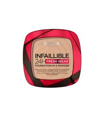 L'Oreal Make Up Infallible Fresh Wear -puuteri 24 tuntia 130 (9 g) hinta ja tiedot | Meikkivoiteet ja puuterit | hobbyhall.fi