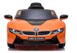 Lasten sähköauto BMW I8 JE1001, oranssi hinta ja tiedot | Lasten sähköautot | hobbyhall.fi
