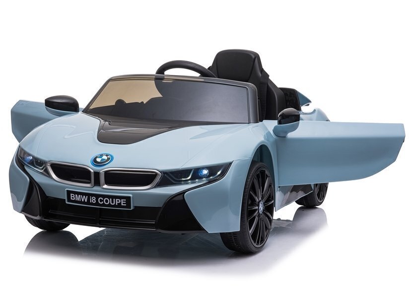 Lasten sähköauto BMW I8 JE1001, sininen hinta ja tiedot | Lasten sähköautot | hobbyhall.fi