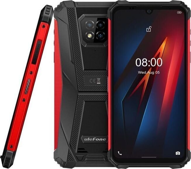 Ulefone Armor 8, 64 GB, Dual SIM, Red hinta ja tiedot | Matkapuhelimet | hobbyhall.fi