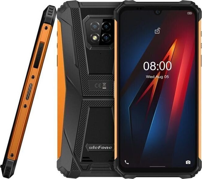 Ulefone Armor 8, 64 GB, Dual SIM, Orange hinta ja tiedot | Matkapuhelimet | hobbyhall.fi