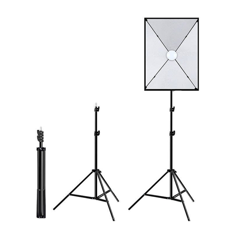 Puluz Studio valolaatikko 50x70cm, jalusta, LED-lamppu 1 kpl PU5070EU hinta ja tiedot | Valokuvaustarvikkeet | hobbyhall.fi