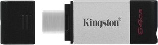 Kingston DT80/64GB hinta ja tiedot | Muistitikut | hobbyhall.fi