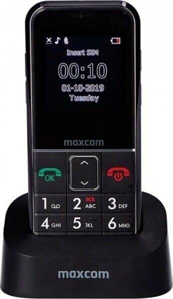 Maxcom Comfort MM735, black hinta ja tiedot | Matkapuhelimet | hobbyhall.fi