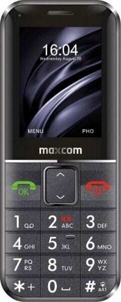 Maxcom Comfort MM735, black hinta ja tiedot | Matkapuhelimet | hobbyhall.fi