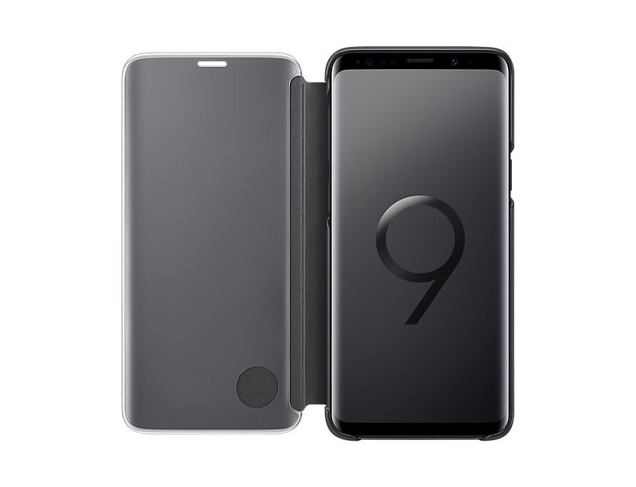 Samsung Galaxy S9 Kirkas Näkymä Seisova Kansi Musta, hinta ja tiedot | Puhelimen kuoret ja kotelot | hobbyhall.fi