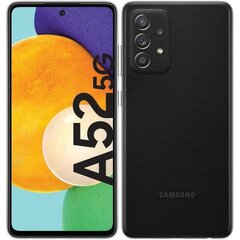 Samsung Galaxy A52 5G Dual-Sim 6/128GB Black SM-A526BZKD hinta ja tiedot | Matkapuhelimet | hobbyhall.fi
