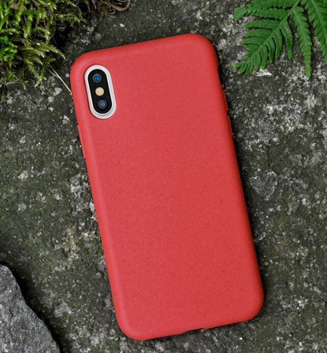 Biohajoava puhelinkuori Forever Bioio, Apple iPhone 11, punainen hinta ja tiedot | Puhelimen kuoret ja kotelot | hobbyhall.fi