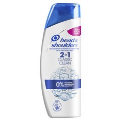 --Shampoo Head & Shoulders Classic Clean 2in1 225ml hinta ja tiedot | Shampoot | hobbyhall.fi