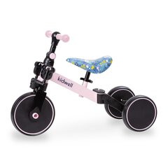 Kidwell Pico 3 in 1 -kolmipyörä/potkupyörä, pinkki hinta ja tiedot | Kolmipyörät | hobbyhall.fi