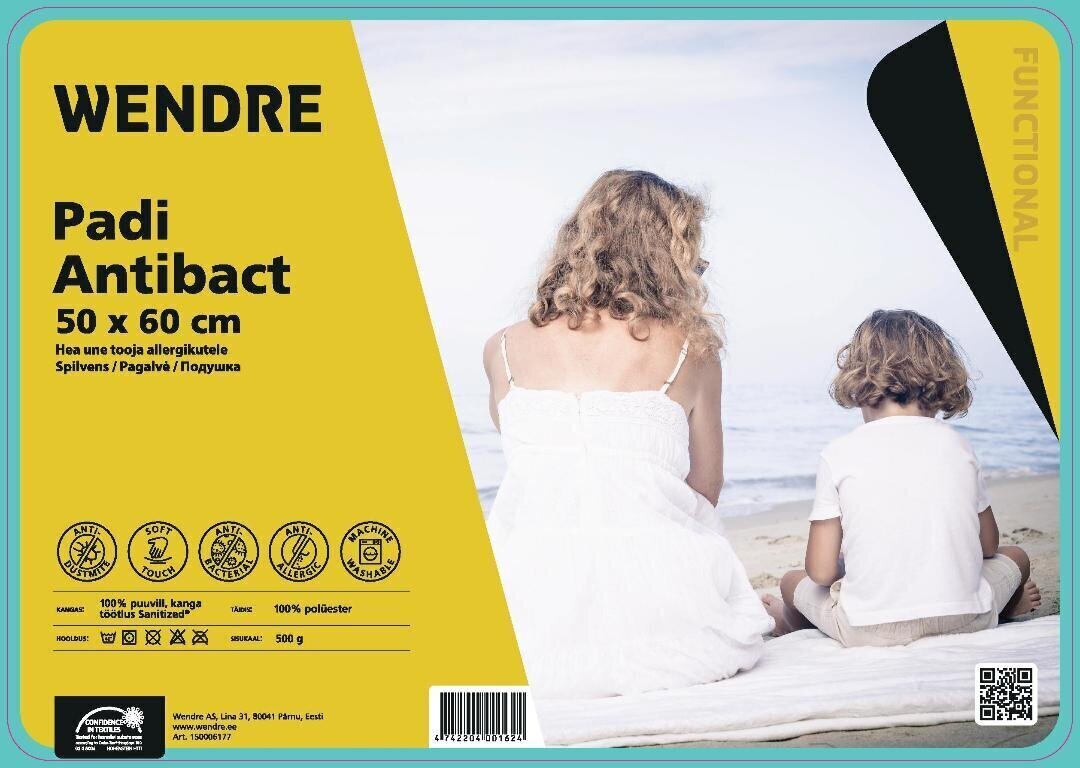 Wendre Antibact -tyyny, 50 x 60 cm hinta ja tiedot | Tyynyt | hobbyhall.fi