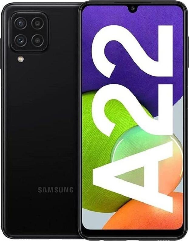 Samsung Galaxy A22, 64 GB, Dual SIM, Black hinta ja tiedot | Matkapuhelimet | hobbyhall.fi
