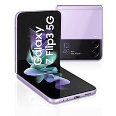 Samsung Galaxy Flip3 5G 8/128GB Lavender SM-F711BLVAEUE hinta ja tiedot | Matkapuhelimet | hobbyhall.fi