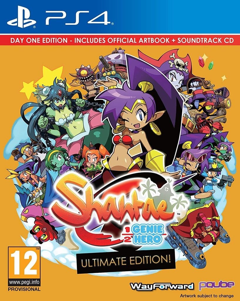 PS4 Shantae: Half-Genie Hero - Ultimate Day One Edition hinta ja tiedot | Tietokone- ja konsolipelit | hobbyhall.fi