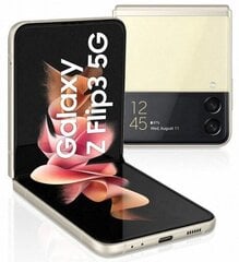 Samsung Galaxy Z Flip3 5G, 256 GB, Cream hinta ja tiedot | Matkapuhelimet | hobbyhall.fi